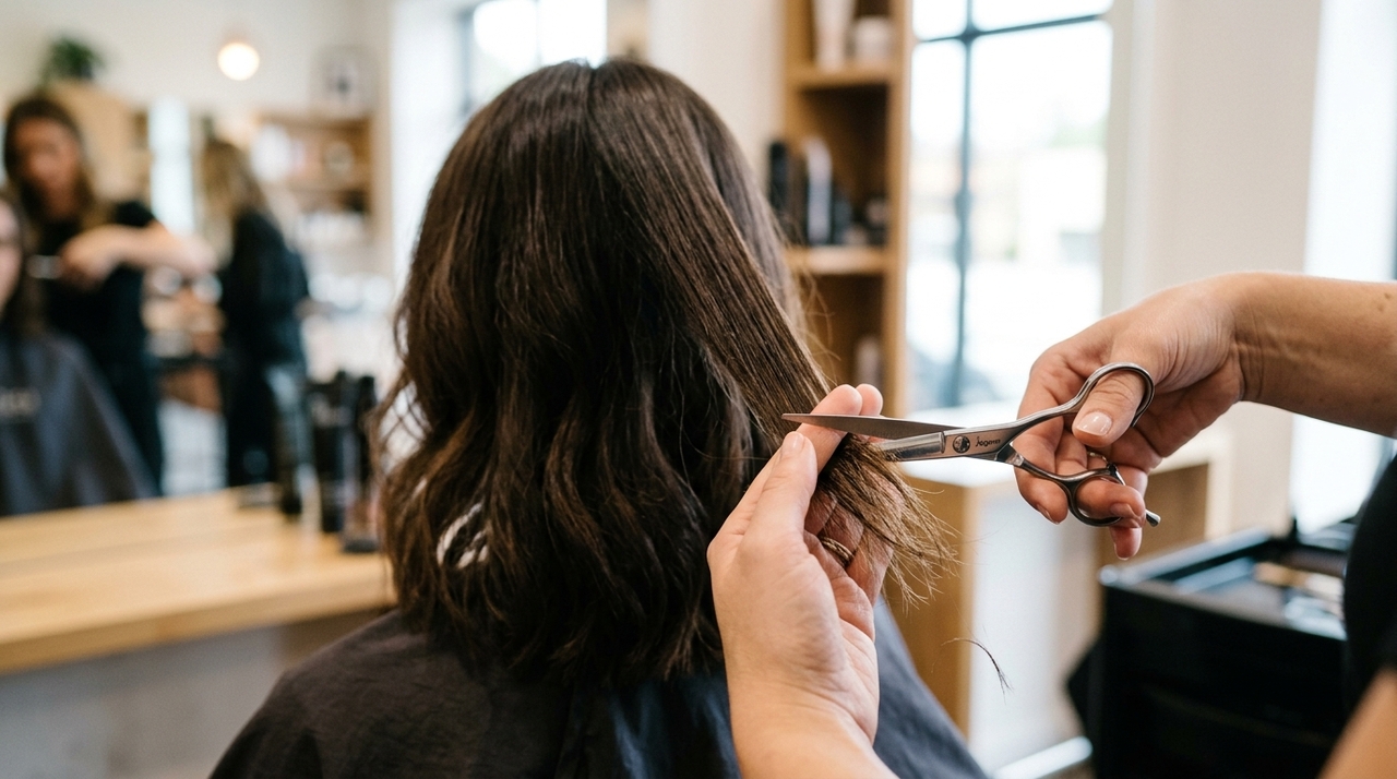 O crescimento do cabelo acontece no bulbo capilar, localizado abaixo da pele, e não nas pontas.