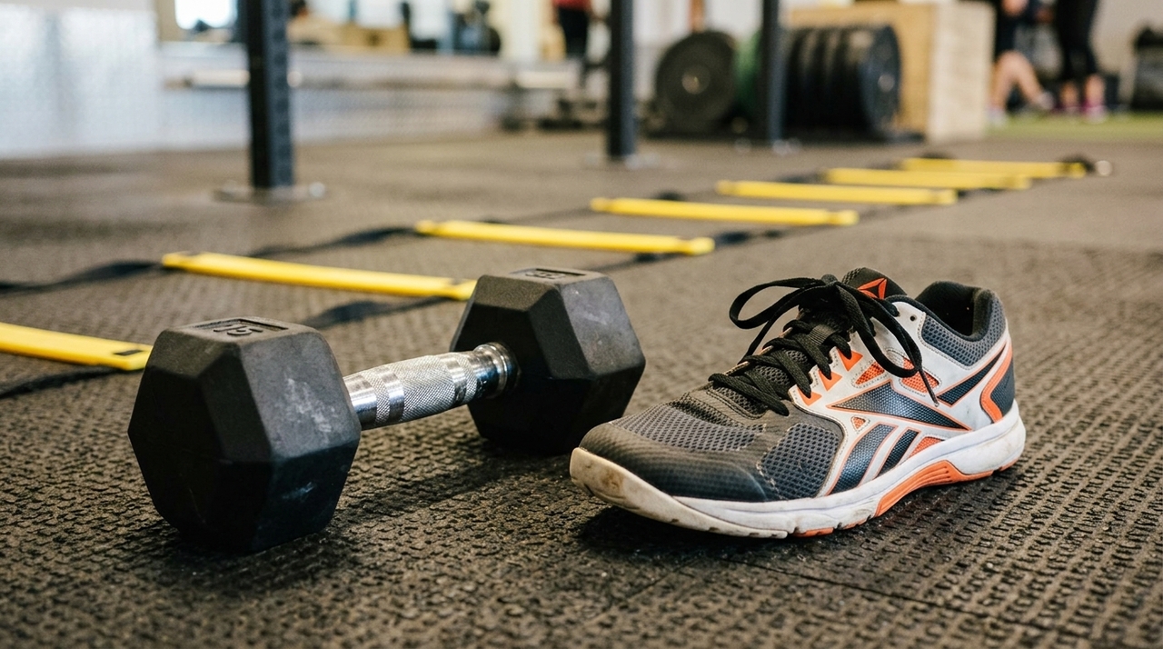 Uma rotina equilibrada pode manter a natação para condicionamento e incluir exercícios com carga duas ou mais vezes por semana.