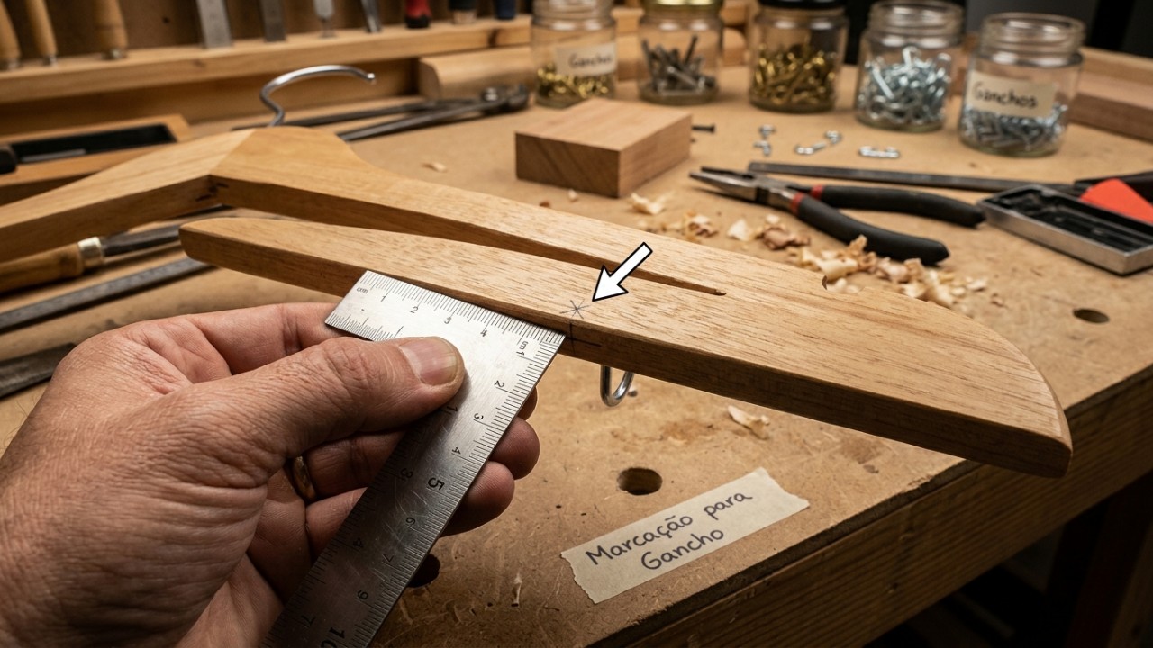 Reaproveite estruturas descartadas para criar um organizador prático e elegante para cintos e lenços. – Imagem gerada por IA