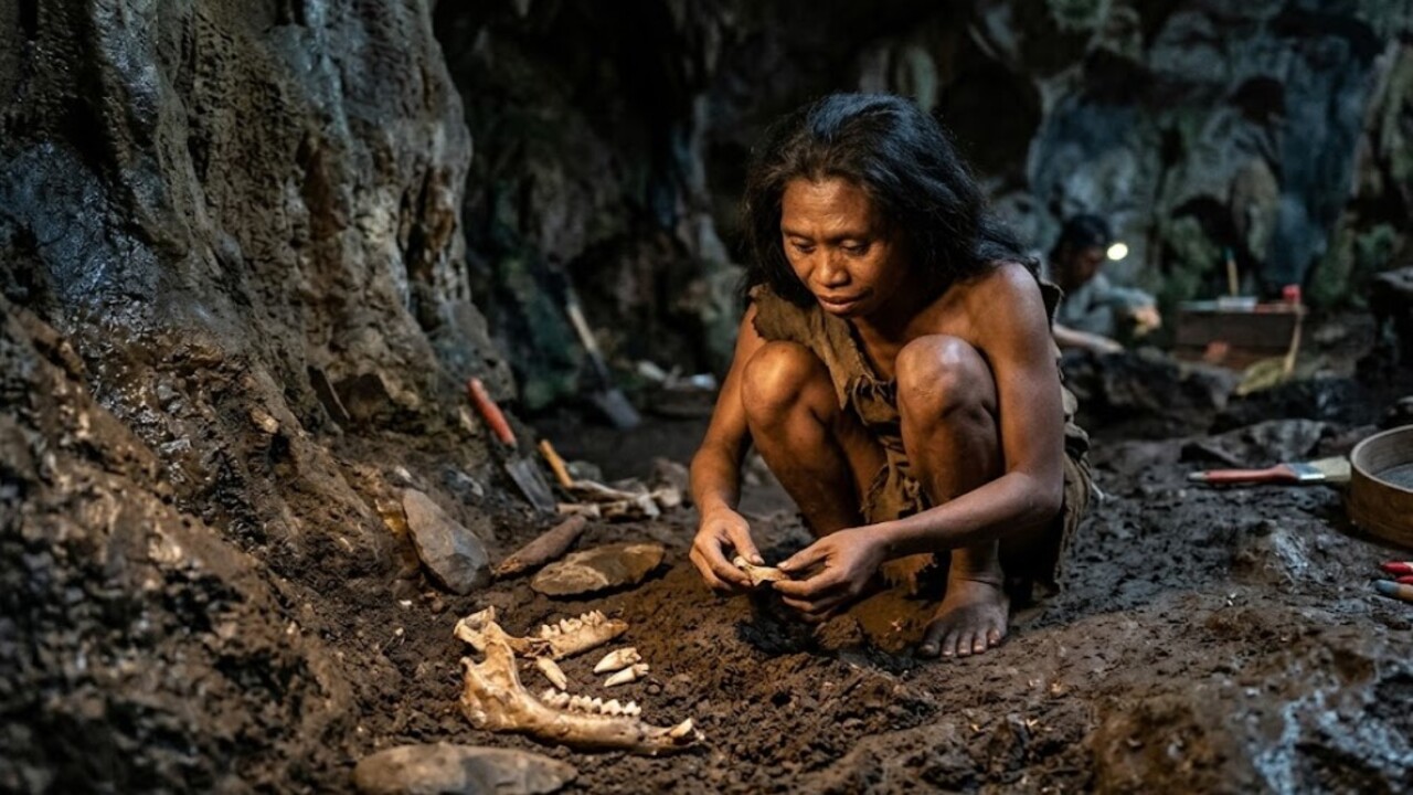 Um estudo publicado na revista Science Advances revisa o comportamento do Homo floresiensis, espécie humana extinta que viveu na ilha de Flores
