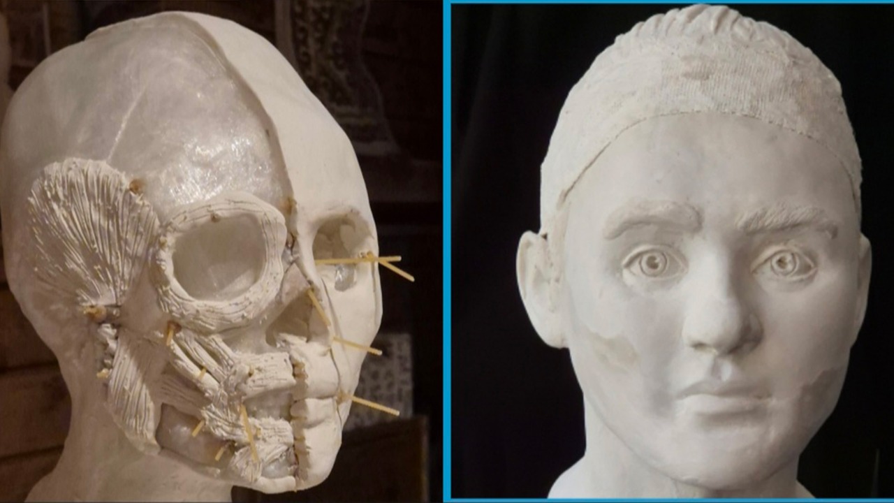 Impressoras 3D criam réplicas exatas de crânios para análises detalhadas.