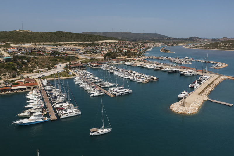 Marina na cidade de Izmir