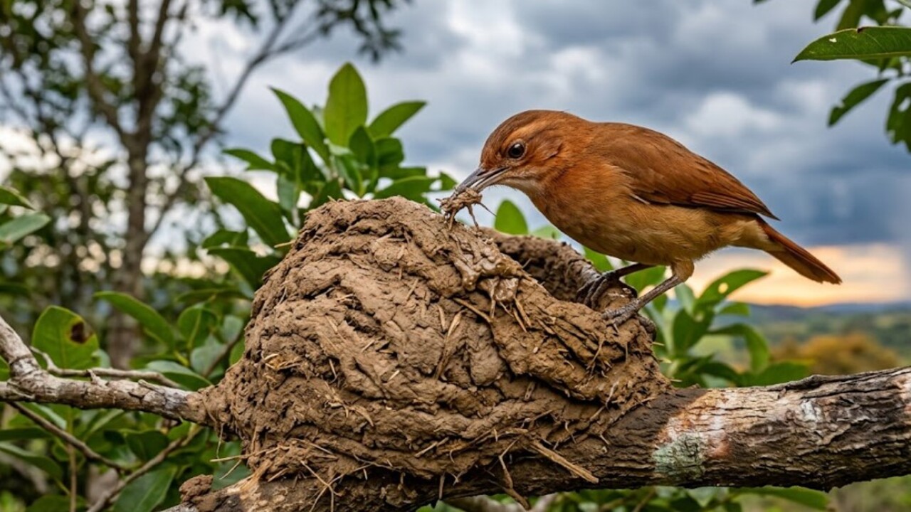 O ninho do joão-de-barro é uma das construções mais impressionantes da natureza, combinando barro, fibras e arquitetura inteligente para proteger filhotes contra calor, frio e ventos intensos