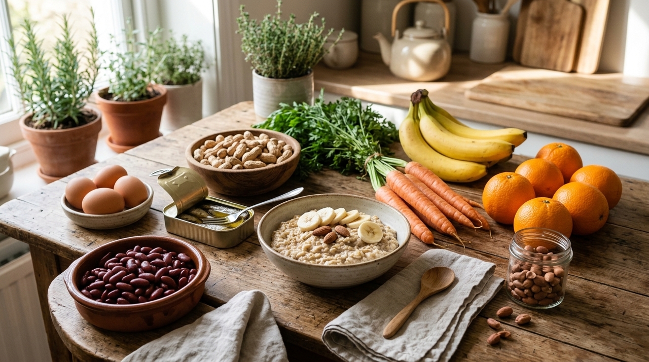 Uma alimentação rica em vitaminas, minerais e antioxidantes auxilia o organismo a combater os danos provocados pelos radicais livres