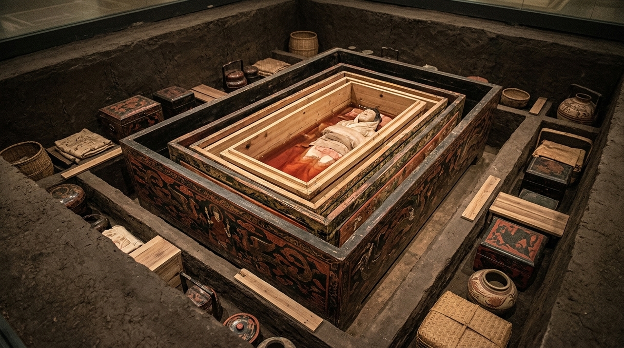 Lady Dai, ou Xin Zhui, viveu durante a dinastia Han, há cerca de 2.000 anos.