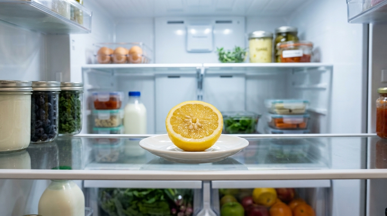 O interesse em colocar meio limão na geladeira está ligado principalmente ao seu aroma cítrico intenso e ao teor de acidez