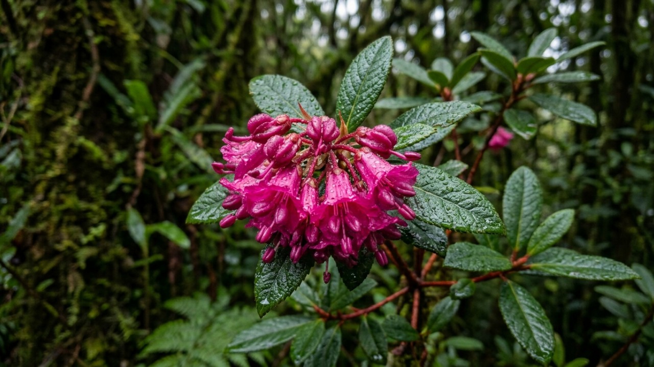 A descoberta de novas espécies vegetais no gênero Axinaea revela a impressionante biodiversidade escondida nas florestas andinas. – Imagem gerada por IA