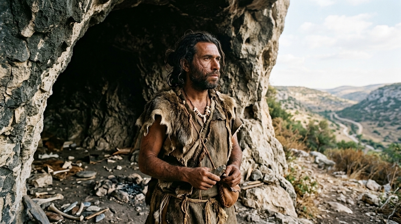 Os restos pertencem a um homem adulto encontrado na caverna de Qafzeh, próxima a Nazaré, no atual território de Israel.