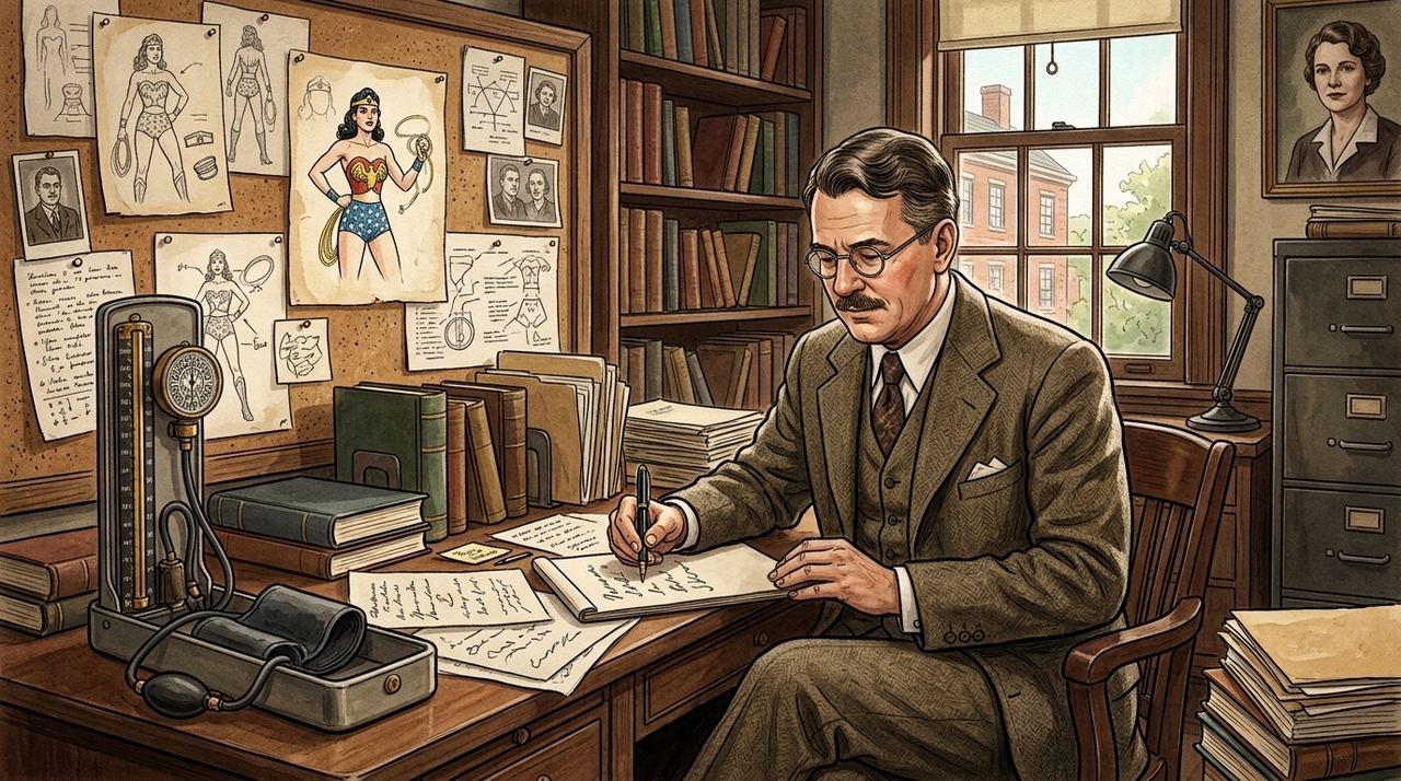 Antes de entrar para o universo das histórias em quadrinhos, William Moulton Marston era psicólogo e pesquisador.