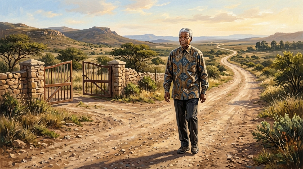 A biografia de Nelson Mandela como líder sul-africano registra 27 anos de prisão, inicialmente em Robben Island e depois em outras unidades.