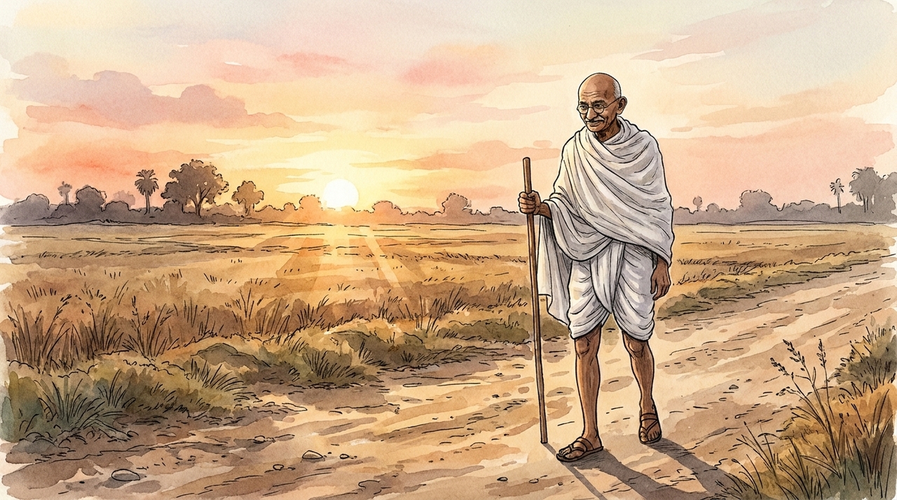 O conceito de satya, normalmente traduzido como verdade, ocupava uma posição central na filosofia de Mahatma Gandhi.
