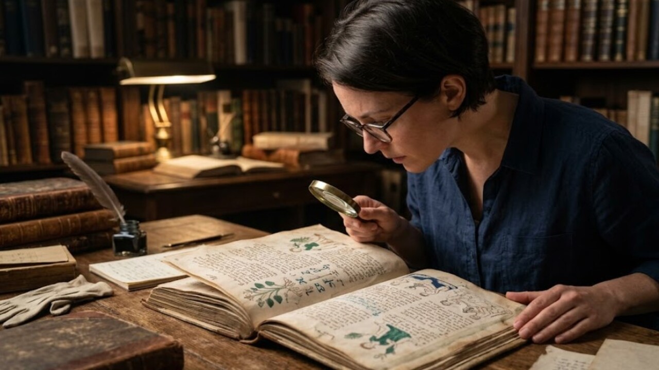 O Manuscrito Voynich intriga pesquisadores há mais de um século: um livro do século XV escrito em uma língua desconhecida que desafia especialistas e tecnologias modernas