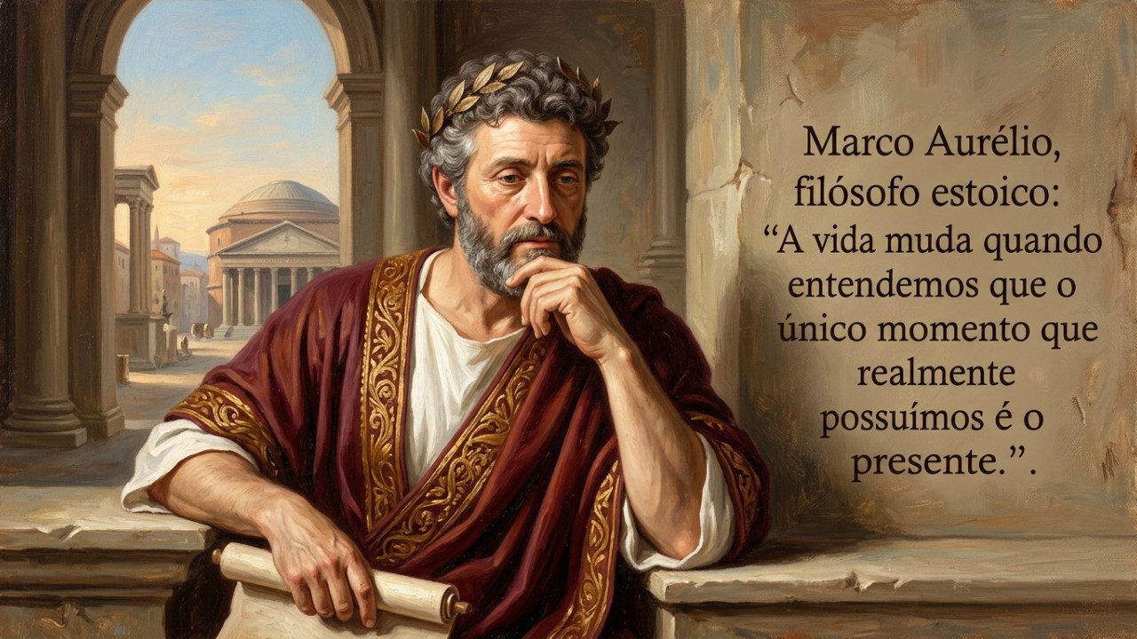 Focar no agora é a chave para evitar sofrimentos desnecessários causados pelo passado ou pelo futuro. – Imagem gerada por IA