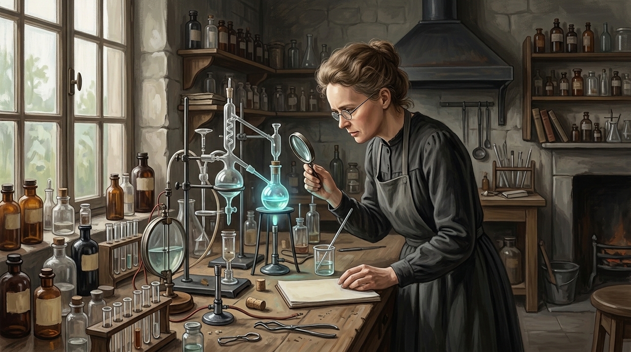Marie Curie dedicou sua carreira ao estudo de fenômenos que ainda eram pouco compreendidos no final do século XIX.
