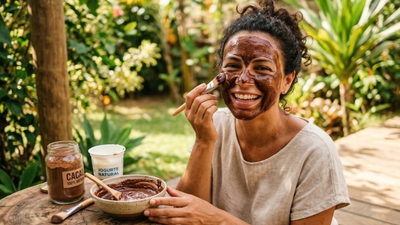 A máscara de cacau para pele madura tem se destacado por unir ingredientes simples e ricos em antioxidantes. A combinação de cacau 100% e iogurte natural vem despertando curiosidade entre quem busca uma rotina de cuidados acessível