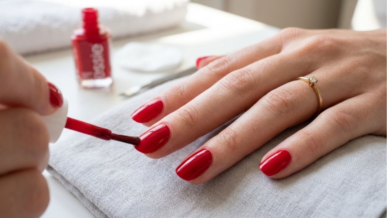Um pequeno gesto reduz o desgaste da manicure.