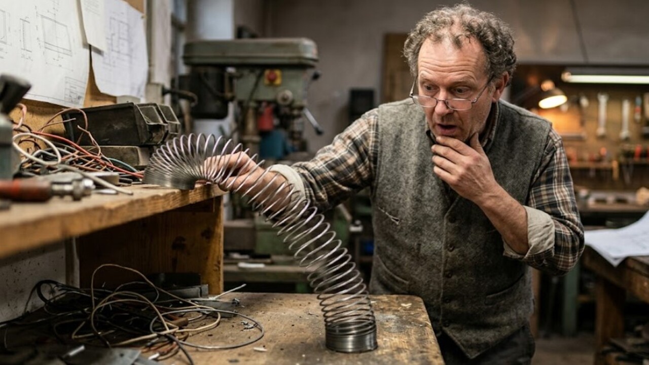 A mola maluca Slinky nasceu de um experimento militar que deu errado