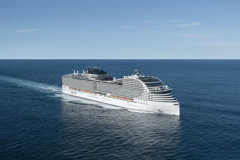 MSC World Europa fará cruzeiros de sete noites com embarques em Fort-de-France
