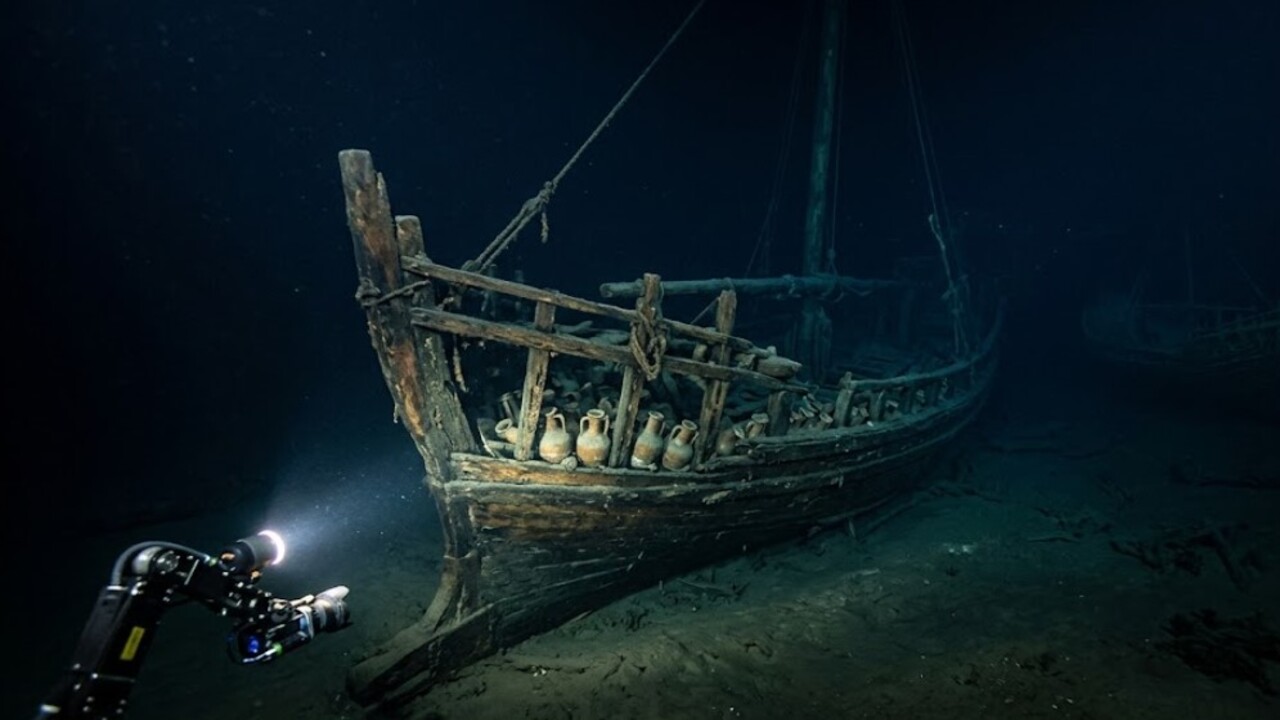 Os navios fantasmas do Mar Negro surpreenderam cientistas ao revelar embarcações antigas preservadas por uma condição rara