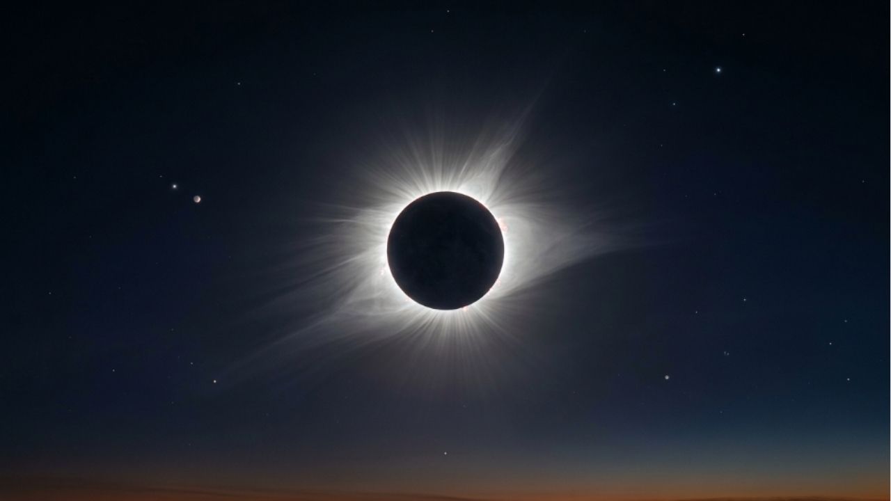 O eclipse solar total de 2027 promete quase sete minutos de escuridão.