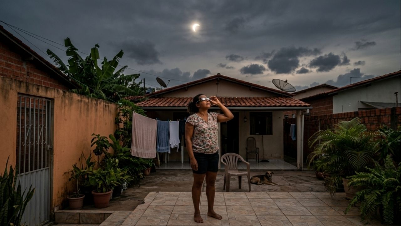 Óculos certificados são essenciais para observar o eclipse com segurança.