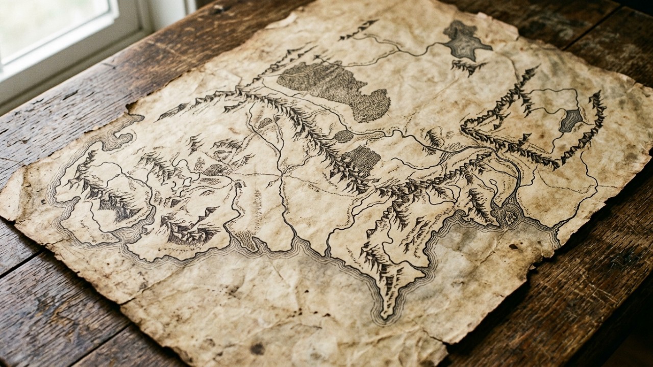 O estudo da cartografia histórica permite compreender a expansão e a influência das civilizações ao longo dos séculos. – Imagem gerada por IA