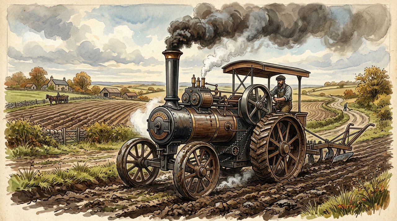 Durante uma visita à Irlanda em 1849, em meio às consequências da Grande Fome, o engenheiro britânico John Fowler observou a pobreza e a falta de alimentos.