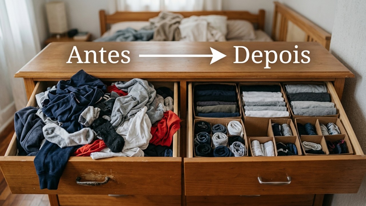O reaproveitamento de papelão otimiza espaços e simplifica a rotina doméstica. – Imagem gerada por IA