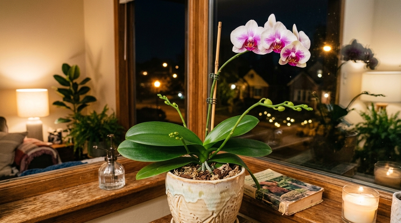 Uma possibilidade é manter a planta em um local iluminado durante o dia e mais fresco à noite, sem expô-la a correntes de ar gelado.
