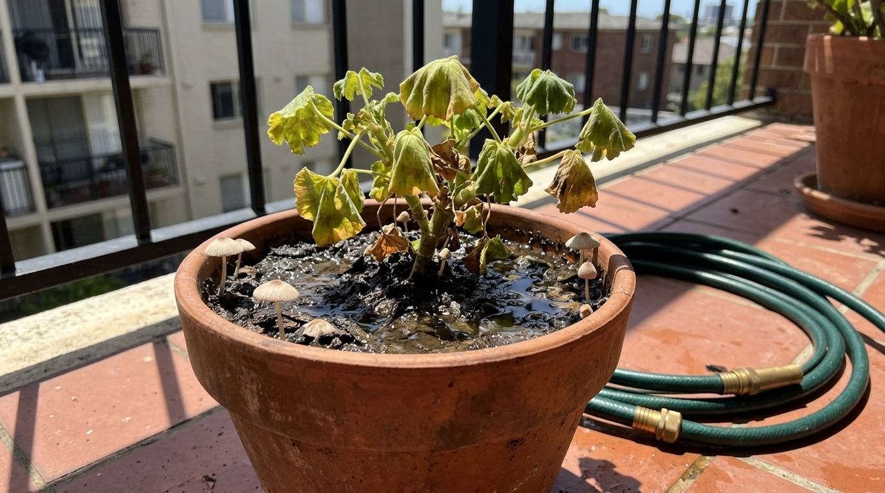 Quando as temperaturas sobem na varanda, muitos cultivadores acreditam que jogar água em abundância resolve a sede das espécies.