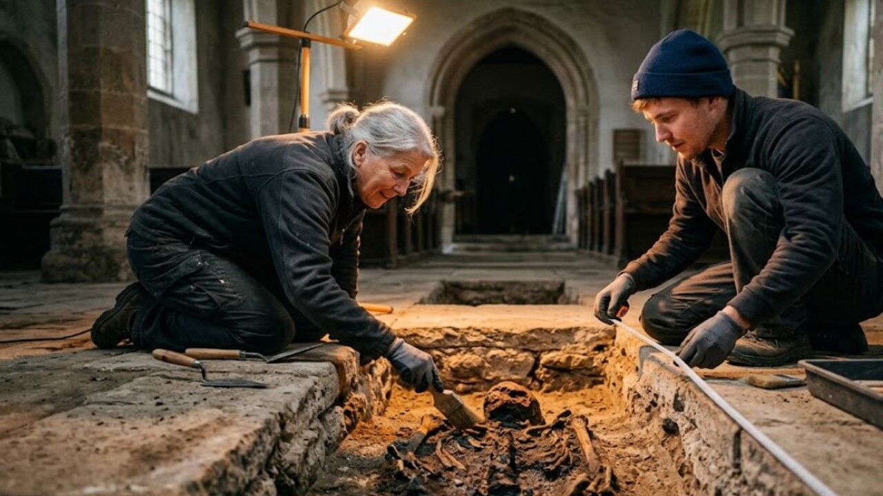 Escavações arqueológicas em uma antiga igreja europeia revelaram ossadas que podem pertencer ao verdadeiro D’Artagnan