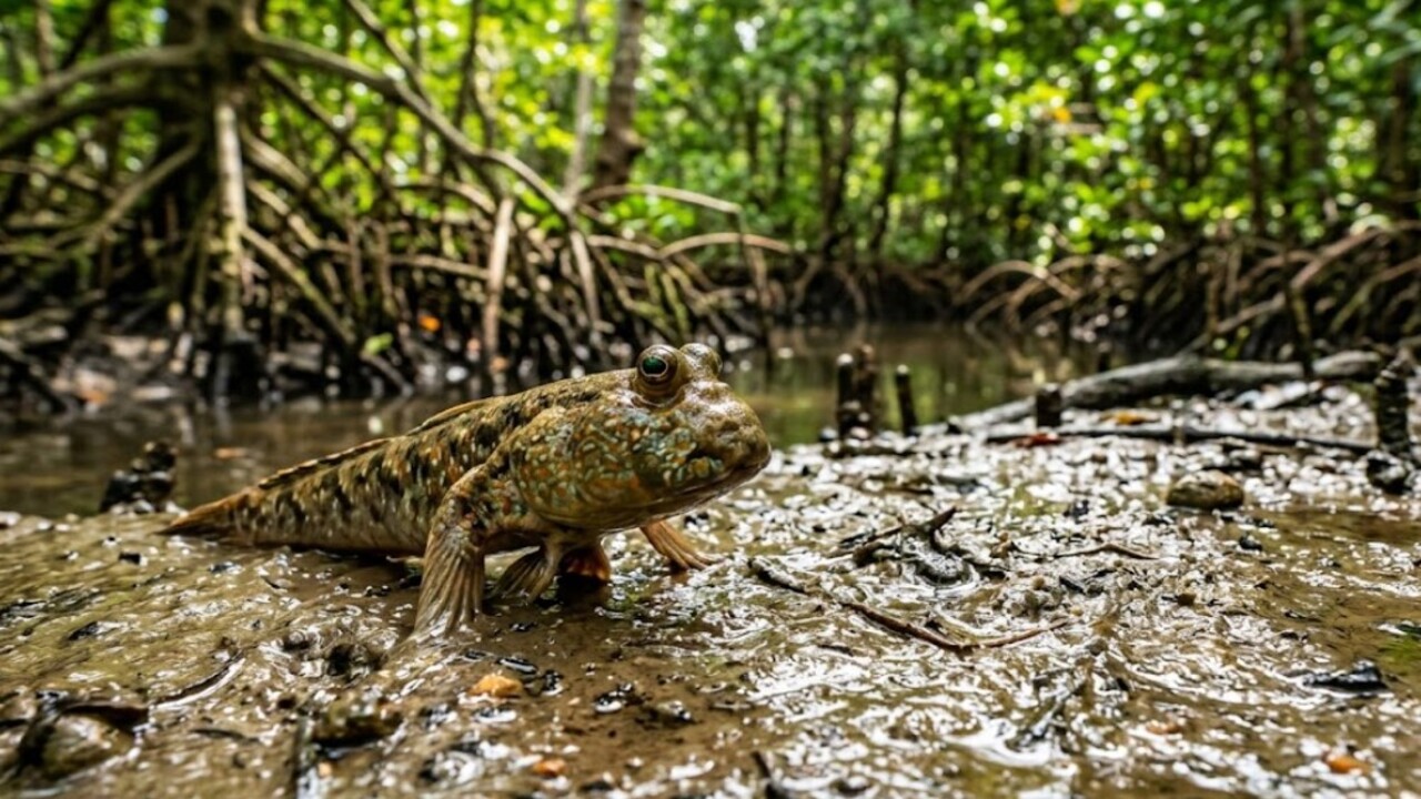 O saltador-do-lodo é um dos animais mais curiosos do planeta: ele se locomove em terra e respira fora da água por longos períodos