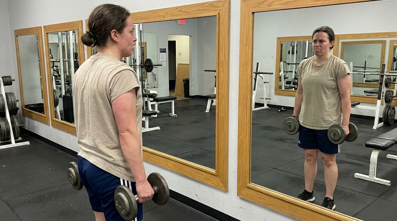 Mudanças mensuráveis na espessura muscular podem surgir após poucas semanas de treinamento consistente.