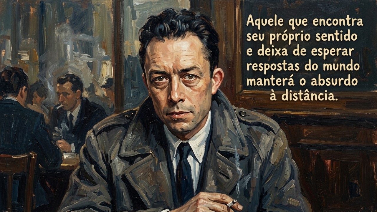 Encarar a ausência de um propósito predeterminado é o primeiro passo para conquistar a verdadeira liberdade existencial. – Imagem gerada por IA