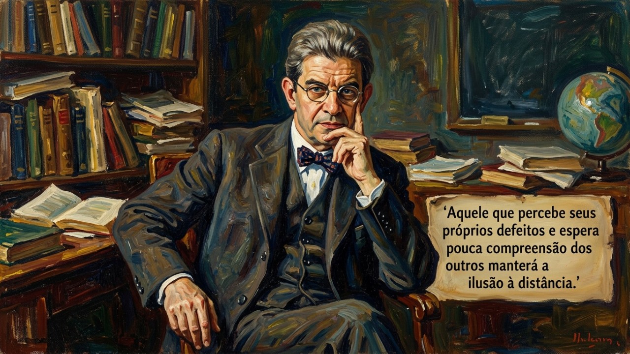 Aceitar as próprias faltas transforma a busca por aprovação externa em um relacionamento mais maduro e independente. – Imagem gerada por IA