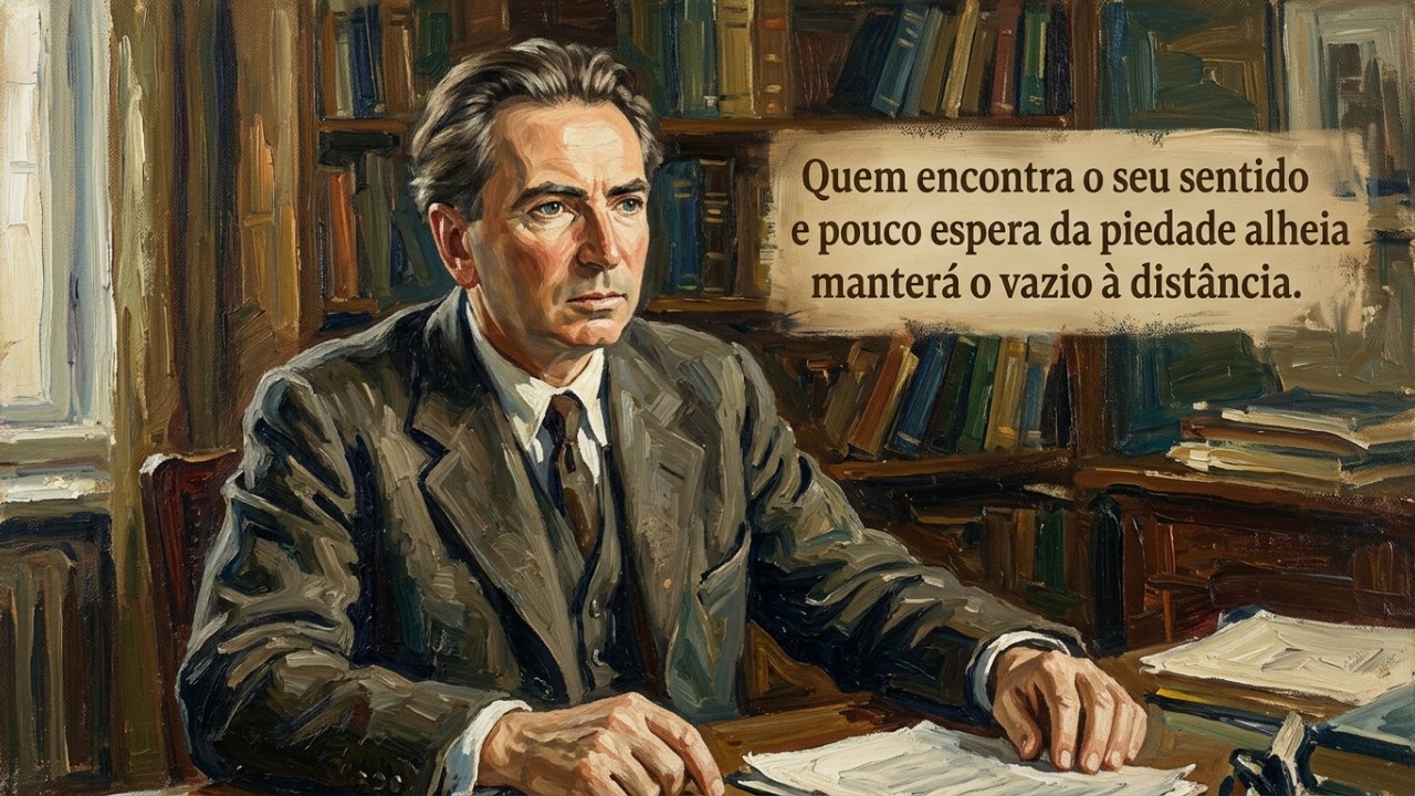 Assumir a responsabilidade pelo próprio destino é o caminho fundamental para encontrar um sentido de vida real. – Imagem gerada por IA