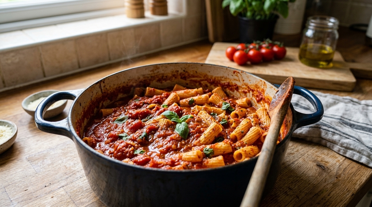 A definição do molho de tomate destaca que ele é preparado principalmente com tomates