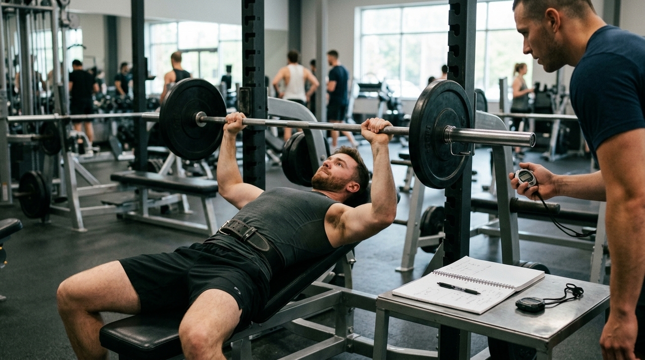 O treinamento de força utiliza resistências para desenvolver capacidade muscular e pode ser organizado por carga, repetições, séries e pausas.