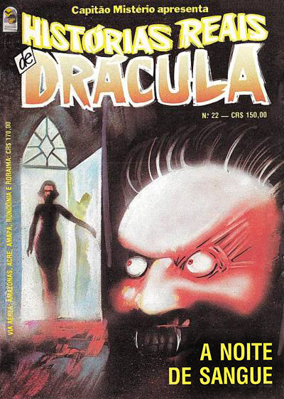 Capa de Histórias Reais de Drácula, o primeiro quadrinho com arte de Ivan Reis.