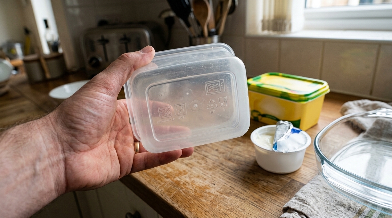 No micro-ondas, o alimento aquece e transfere calor para o recipiente