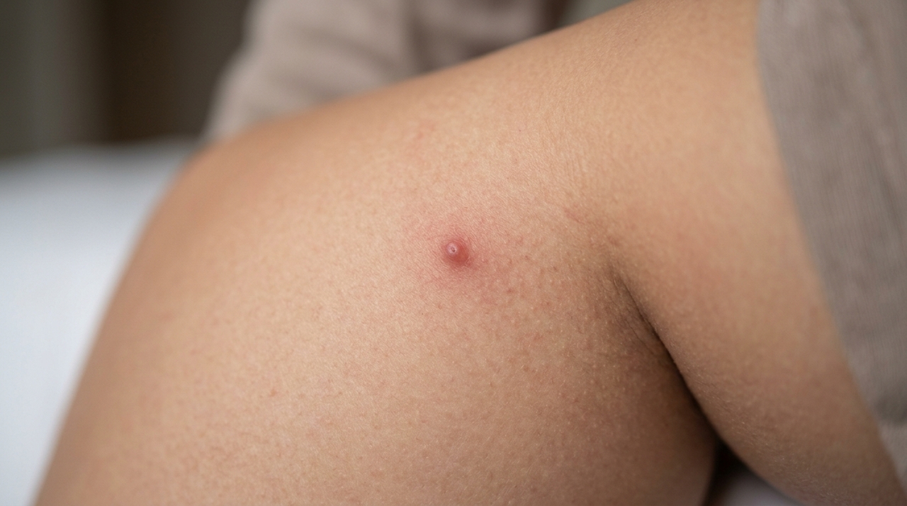O pelo encrava quando cresce em direção à pele ou fica preso sob sua superfície, provocando uma reação inflamatória conhecida como pseudofoliculite.