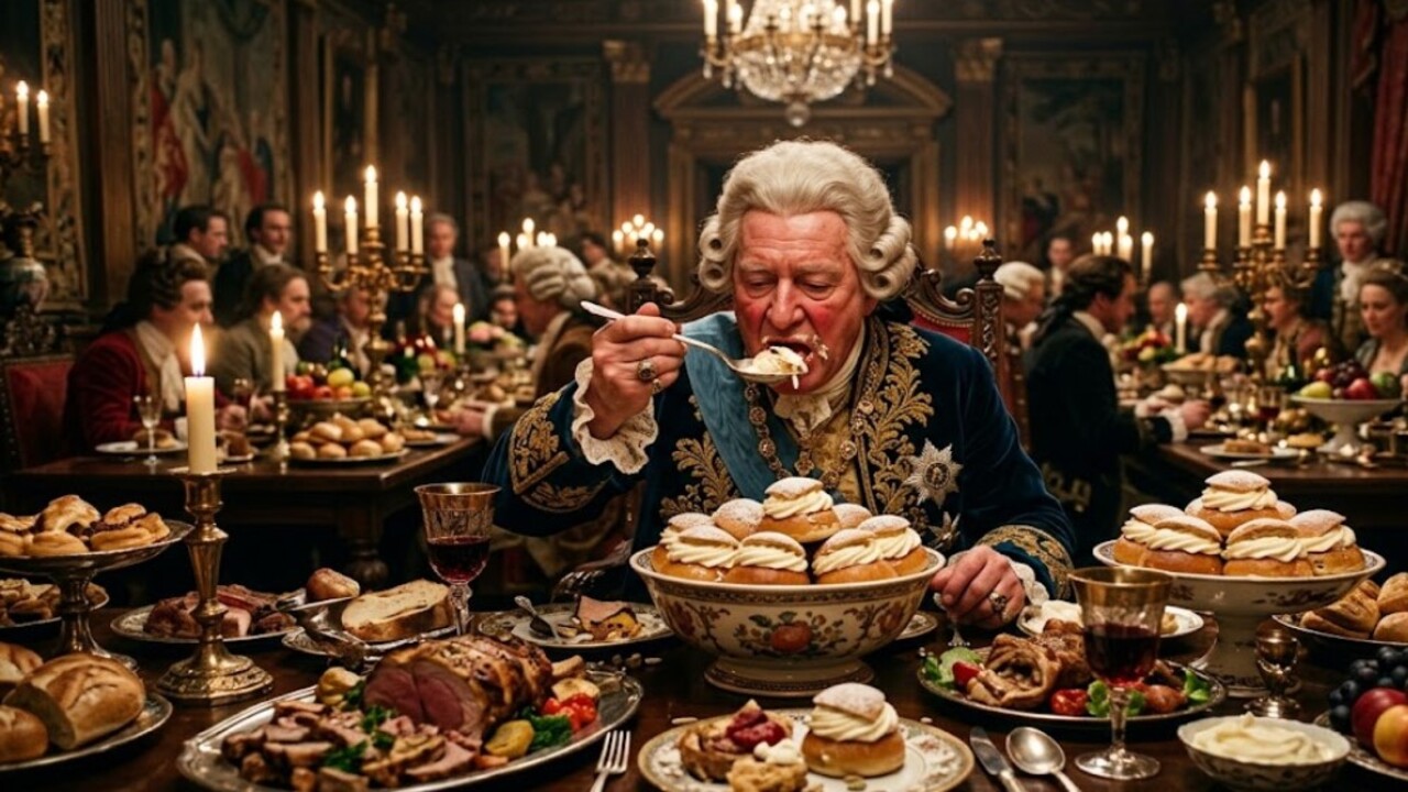 O Rei Adolfo Frederico da Suécia protagonizou uma das histórias mais curiosas da monarquia europeia ao morrer após consumir uma refeição gigantesca
