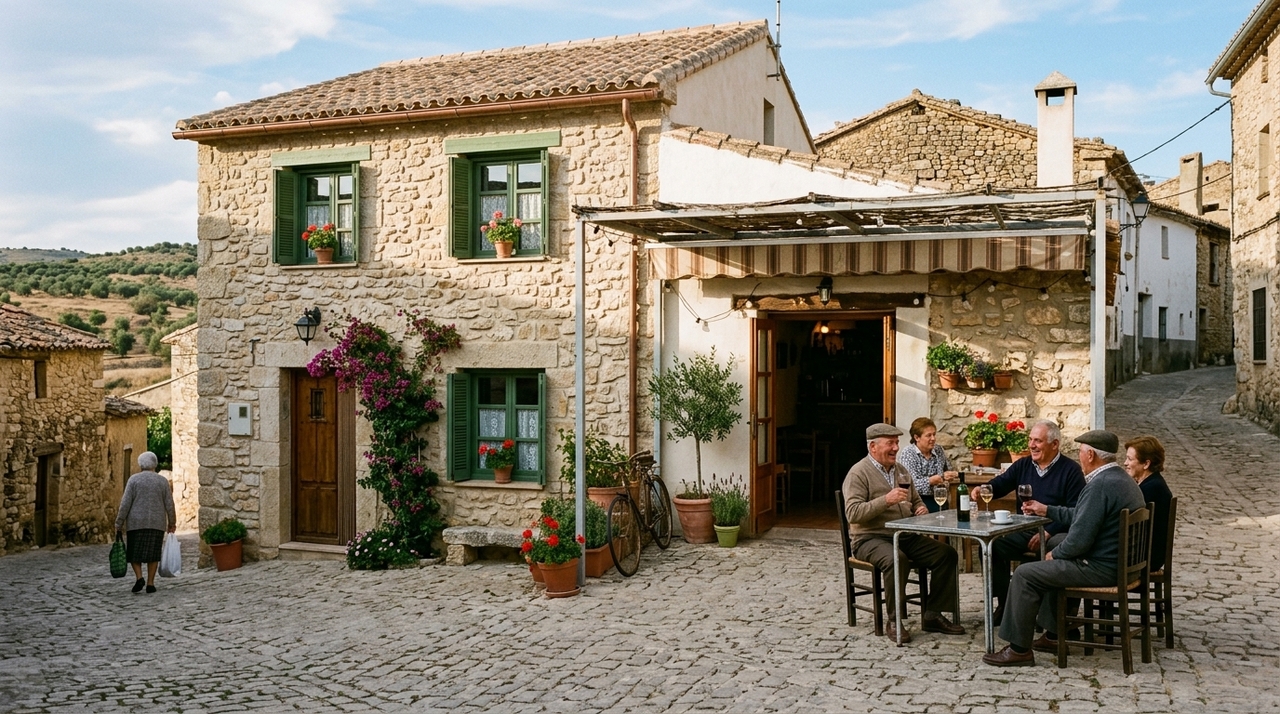 Arenillas enfrenta o despovoamento rural que afeta diversas localidades do interior da Espanha.