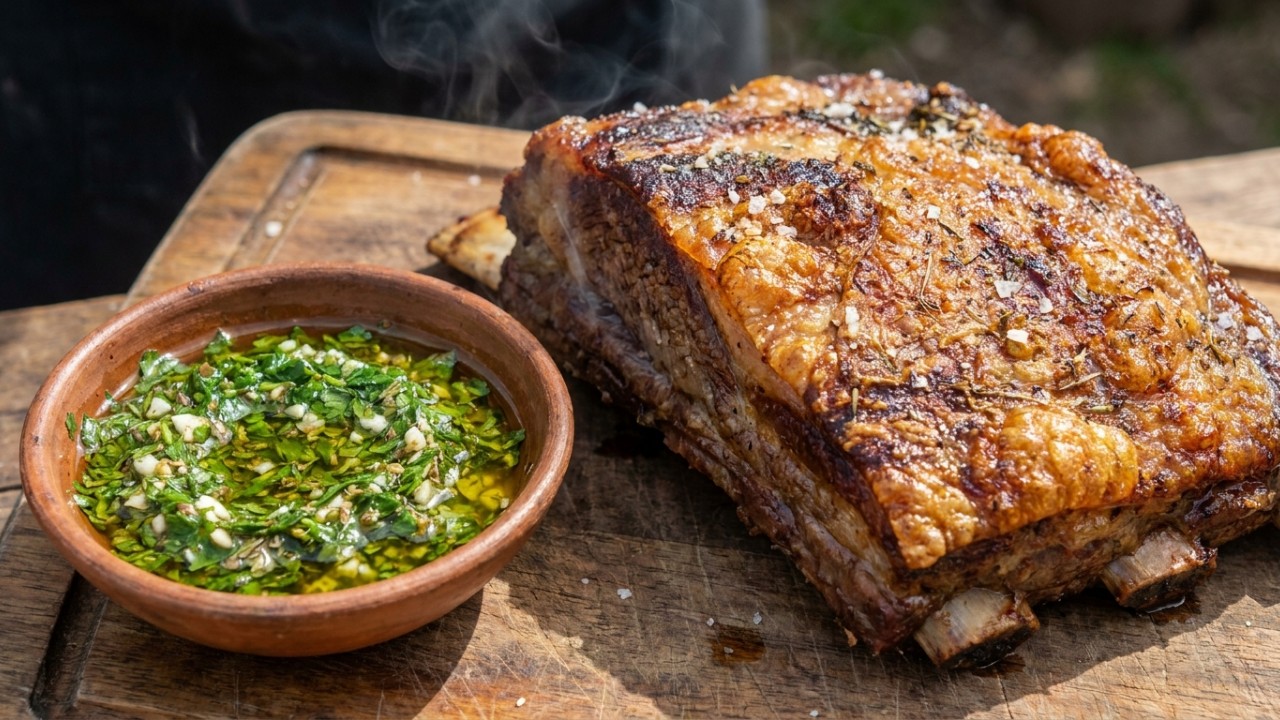 O tempero antecipado permite que as especiarias penetrem profundamente e transformem o sabor da carne. – Imagem gerada por IA