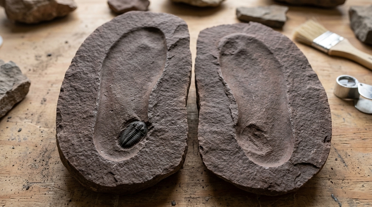 Após análises detalhadas, especialistas concluíram que não havia características típicas de uma pegada fossilizada.
