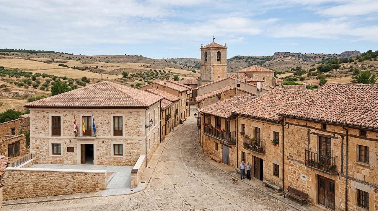 Arenillas enfrenta o despovoamento rural que afeta diversas localidades do interior da Espanha.
