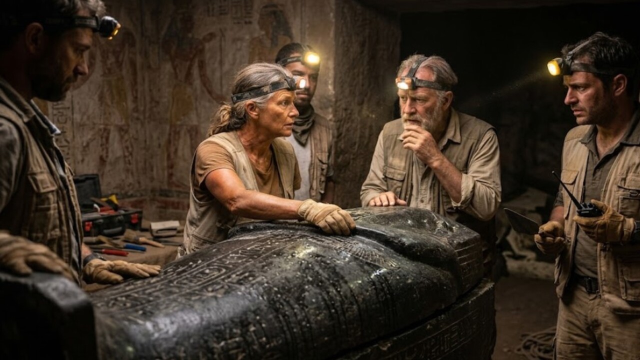 O mistério envolvendo um sarcófago lacrado de granito negro encontrado em Alexandria reacendeu o debate sobre o que pode estar escondido em tumbas antigas