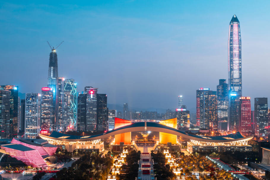O parque Window of the World, em Shenzhen, na China