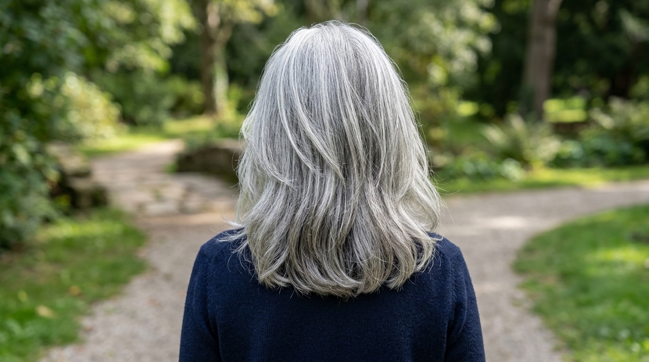 Cabelo grisalho é aquele que perdeu parte ou todo o pigmento de melanina, tornando-se branco, prateado ou acinzentado conforme a luz reflete no fio