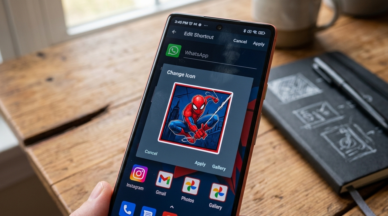 O primeiro passo é instalar um iniciador de tela confiável, como o Nova Launcher, e defini-lo como padrão.